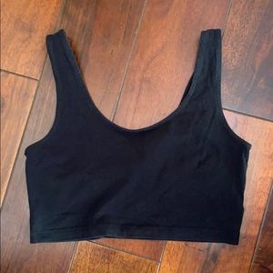 black crop top